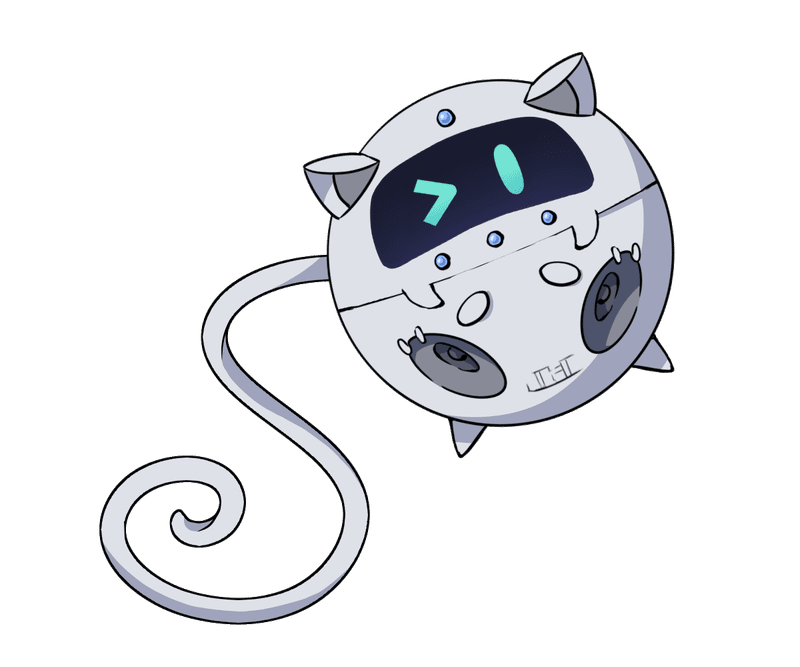 ココットのマスコット（日程を決めてくれるロボ猫）
